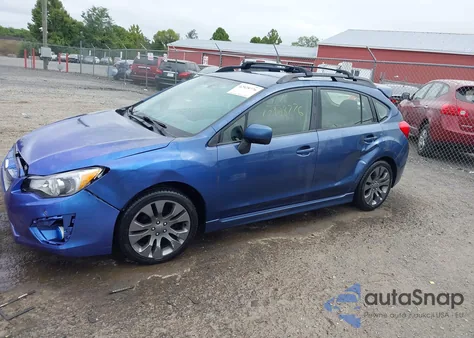2012 Subaru Impreza 2.0I Sport Premium из США, поврежденный, VIN JF1GPAL64CG236393